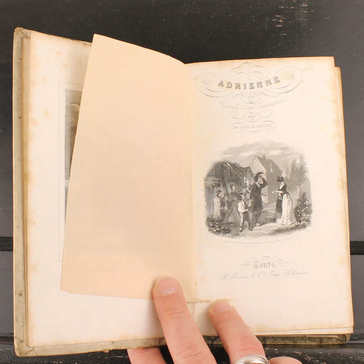 Adrienne ou les Conseils d'une Institutrice - Alida de Savignac - Tours 1846