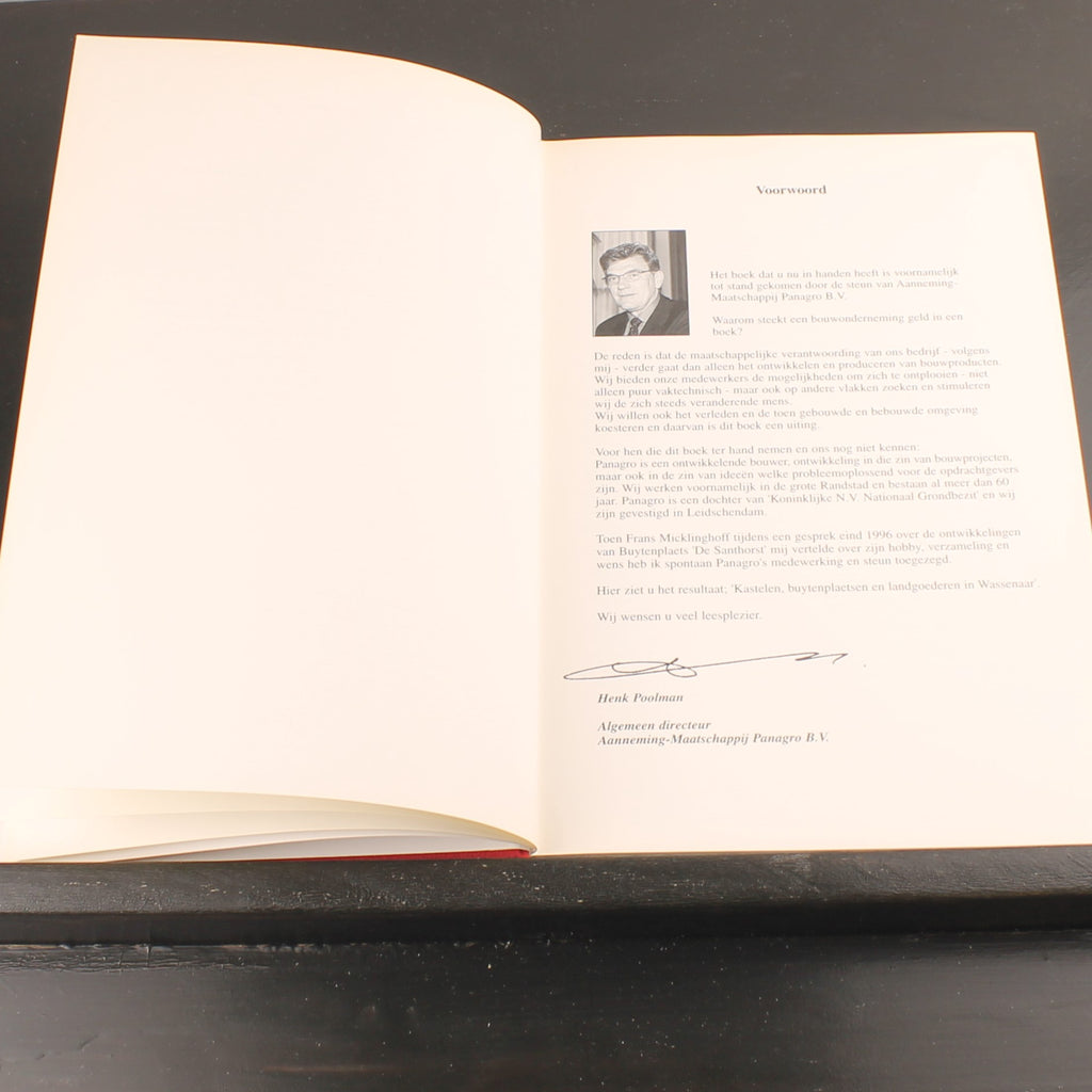 Castles, Country Estates and Manors in Wassenaar (1998) – Frans H. Micklinghoff – Hardcover with Dust Jacket