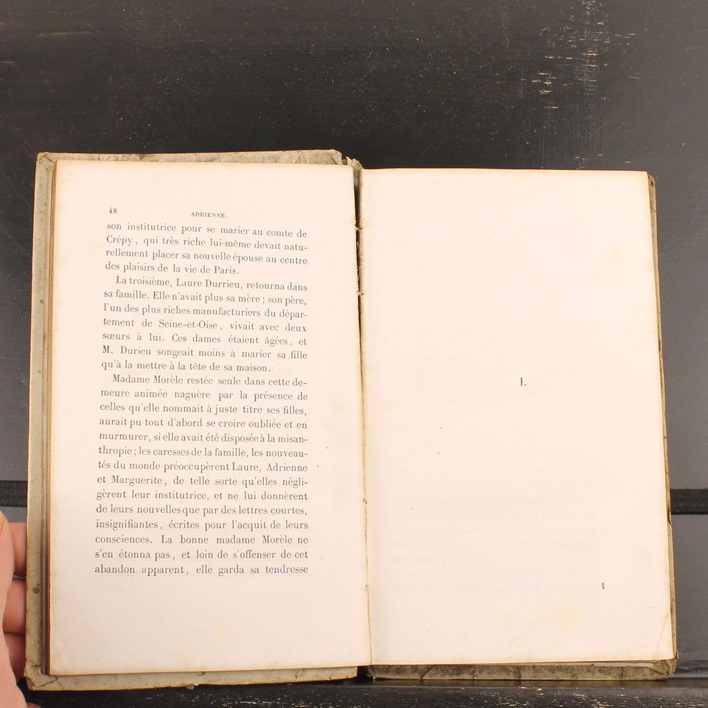 Adrienne ou les Conseils d'une Institutrice - Alida de Savignac - Tours 1846