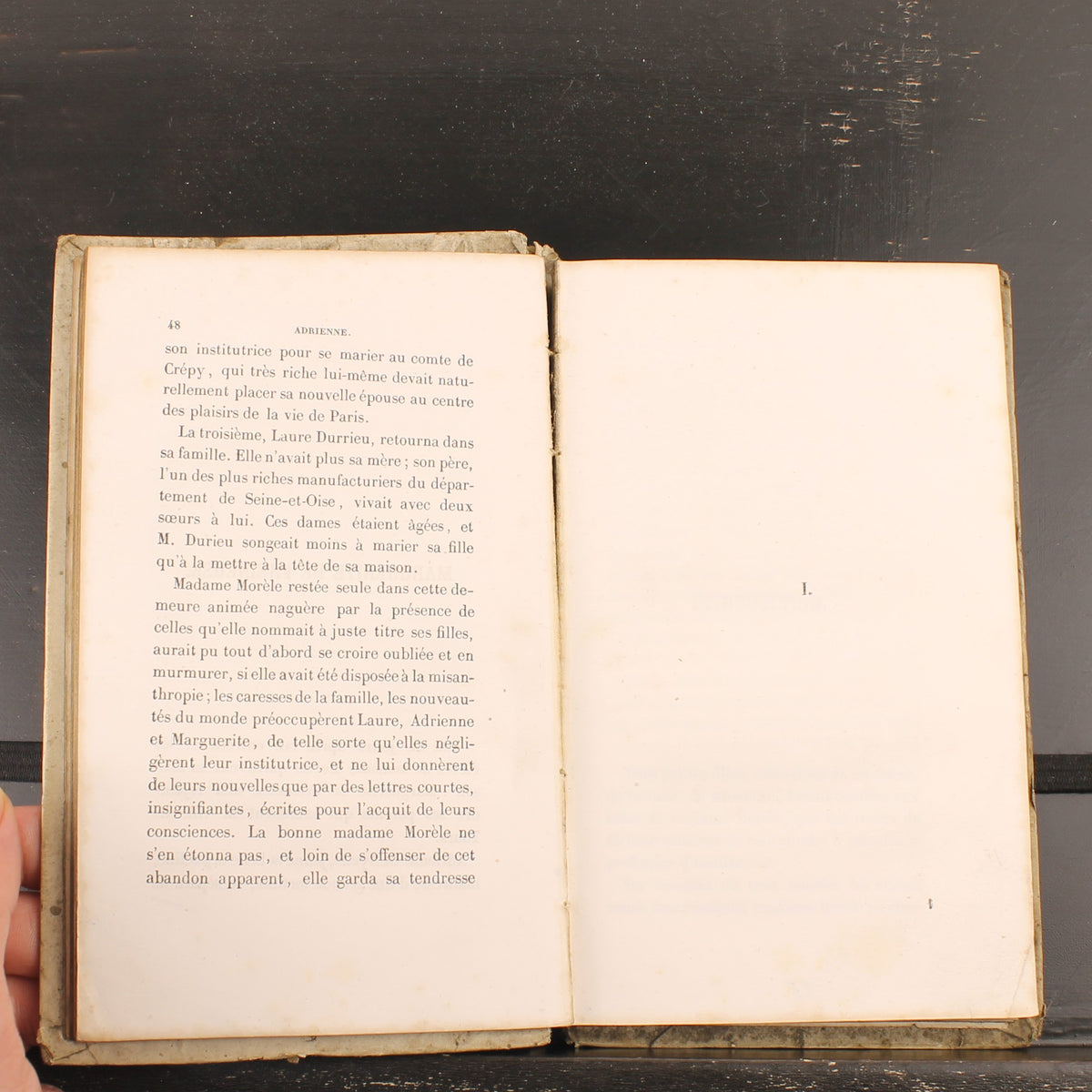 Adrienne ou les Conseils d'une Institutrice - Alida de Savignac - Tours 1846