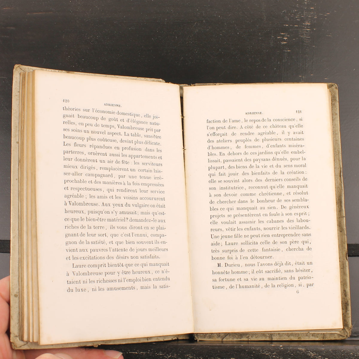 Adrienne ou les Conseils d'une Institutrice - Alida de Savignac - Tours 1846