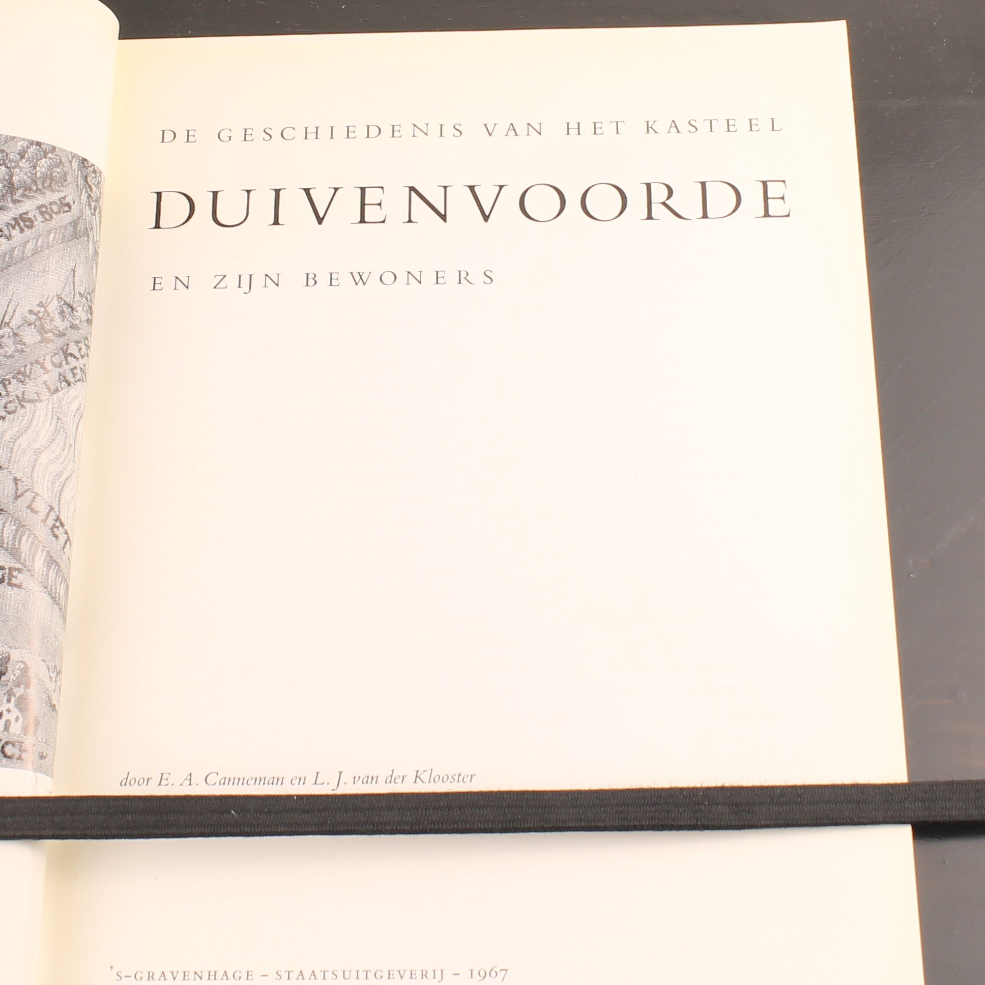 De Geschiedenis van Kasteel Duivenvoorde (1967) – Canneman & Van der Klooster – Vintage Staatsuitgave
