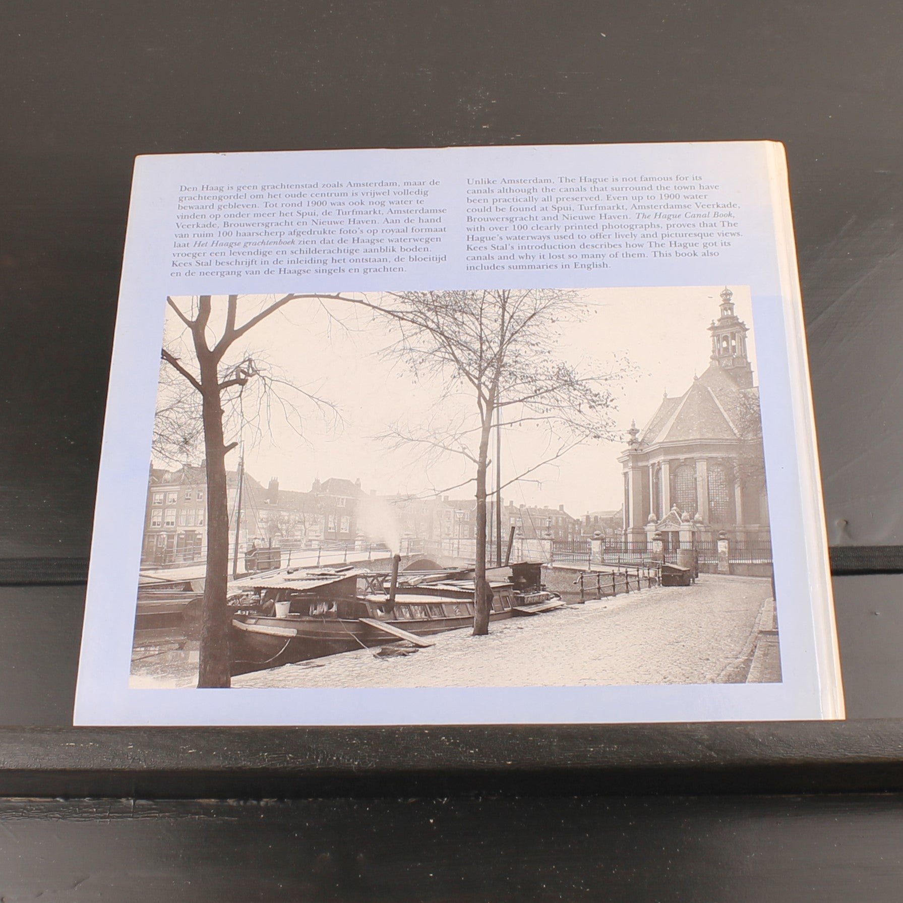 Het Haagse Grachtenboek (1999) – Oude Foto’s 1855–1950 – Den Haag Historie – Gebonden Editie