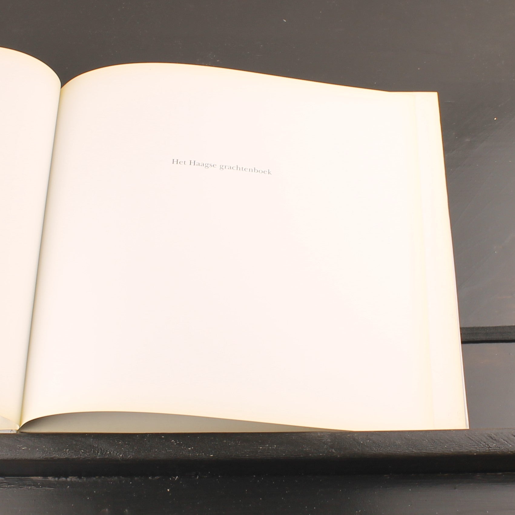 Het Haagse Grachtenboek (1999) – Oude Foto’s 1855–1950 – Den Haag Historie – Gebonden Editie