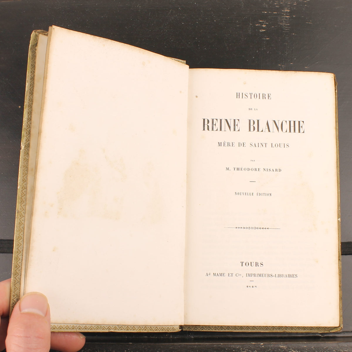 Histoire de la Reine Blanche - Théodore Nisard - Ad Mame et Cie, Tours 1848