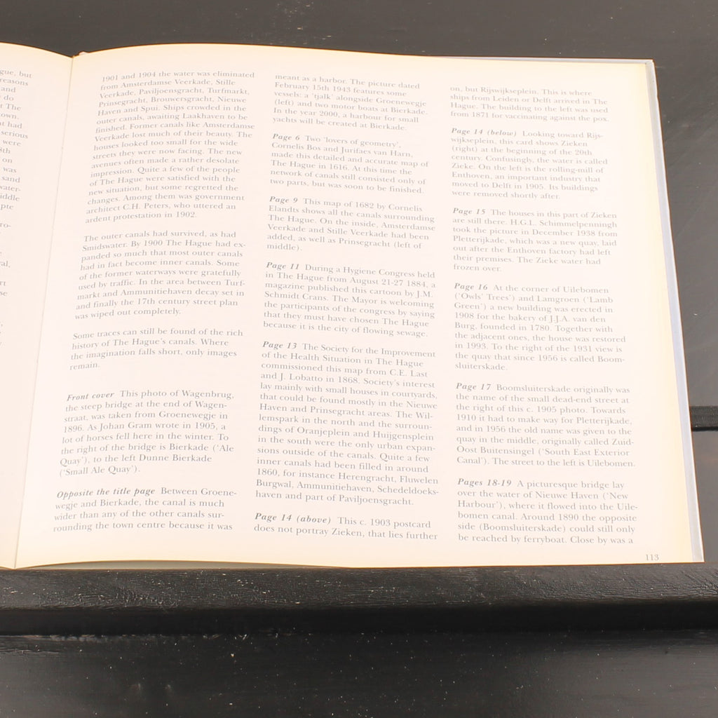Het Haagse Grachtenboek (1999) – Oude Foto’s 1855–1950 – Den Haag Historie – Gebonden Editie