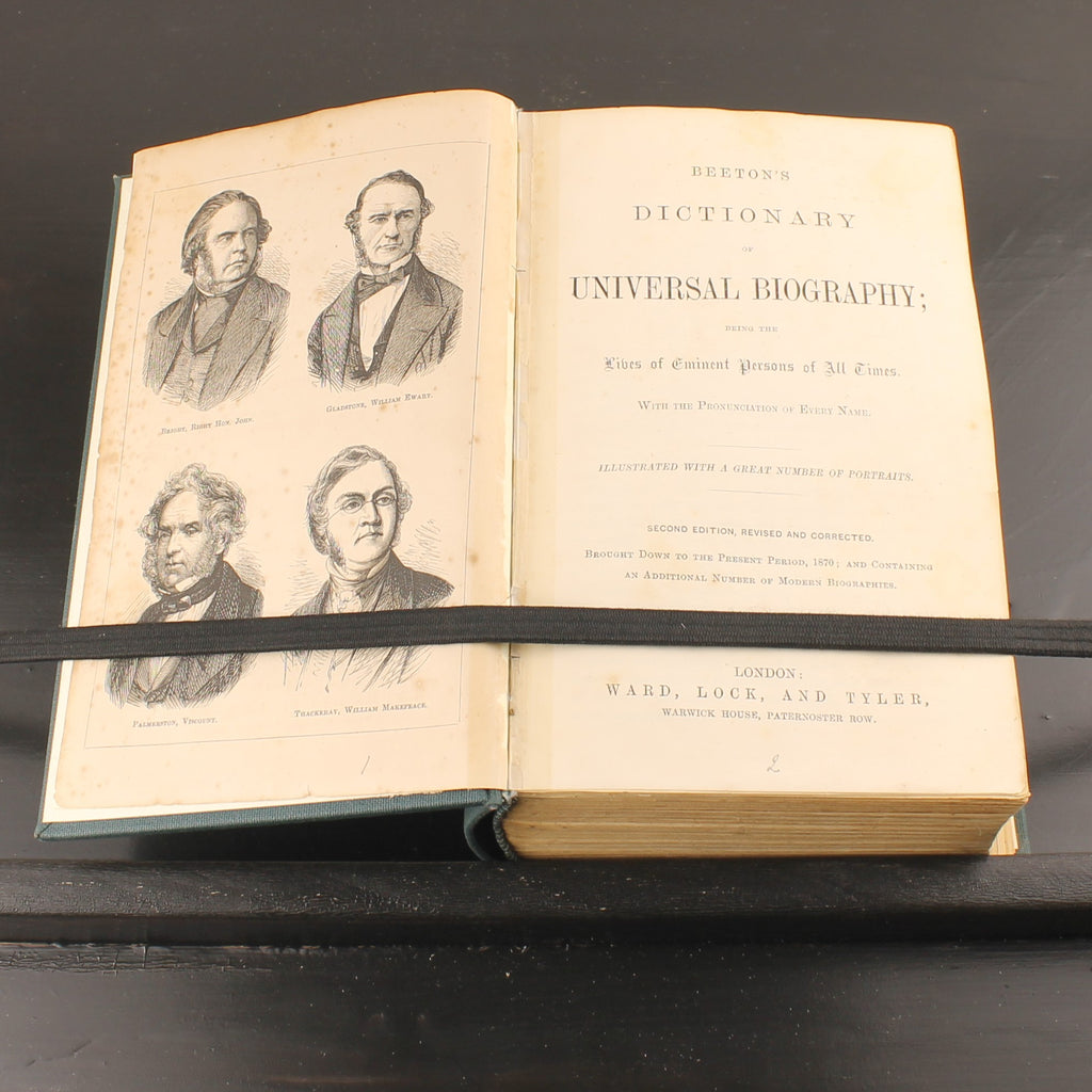 Beeton’s Dictionary of Universal Biography 1870 – Victoriaanse Encyclopedie met Gravures – Ward Lock London