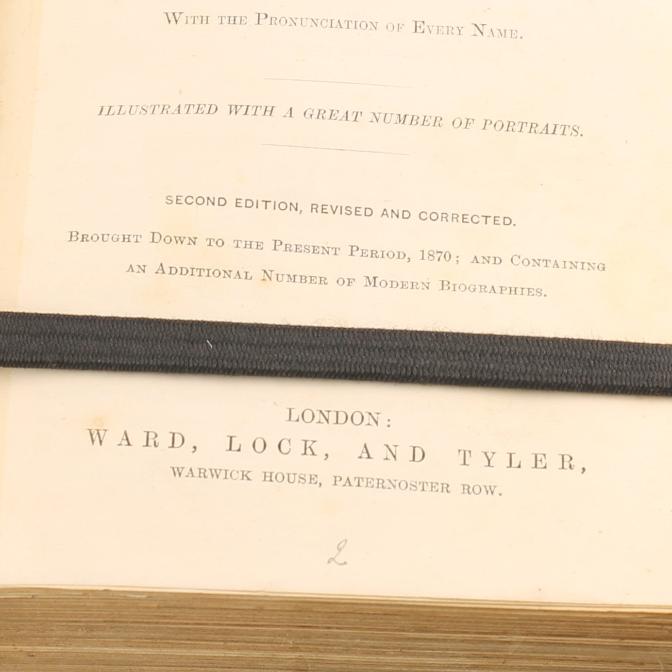 Beeton’s Dictionary of Universal Biography 1870 – Victoriaanse Encyclopedie met Gravures – Ward Lock London