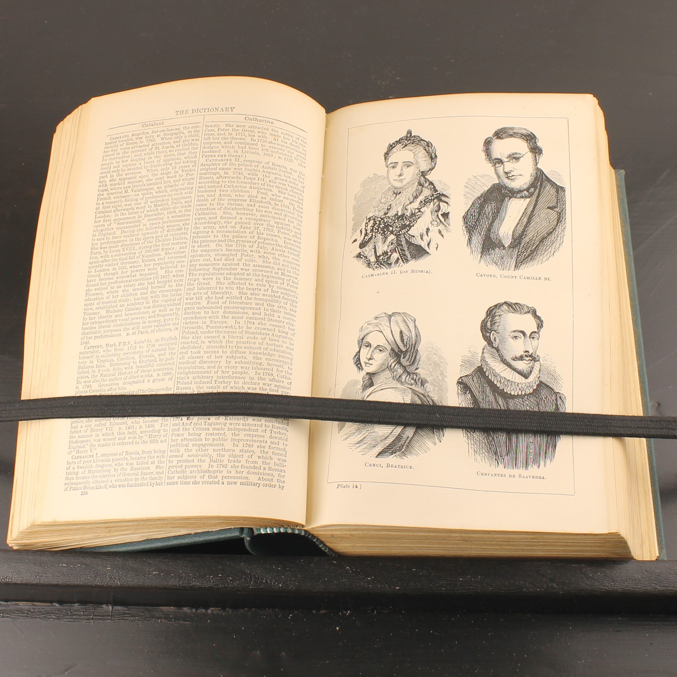 Beeton’s Dictionary of Universal Biography 1870 – Victoriaanse Encyclopedie met Gravures – Ward Lock London