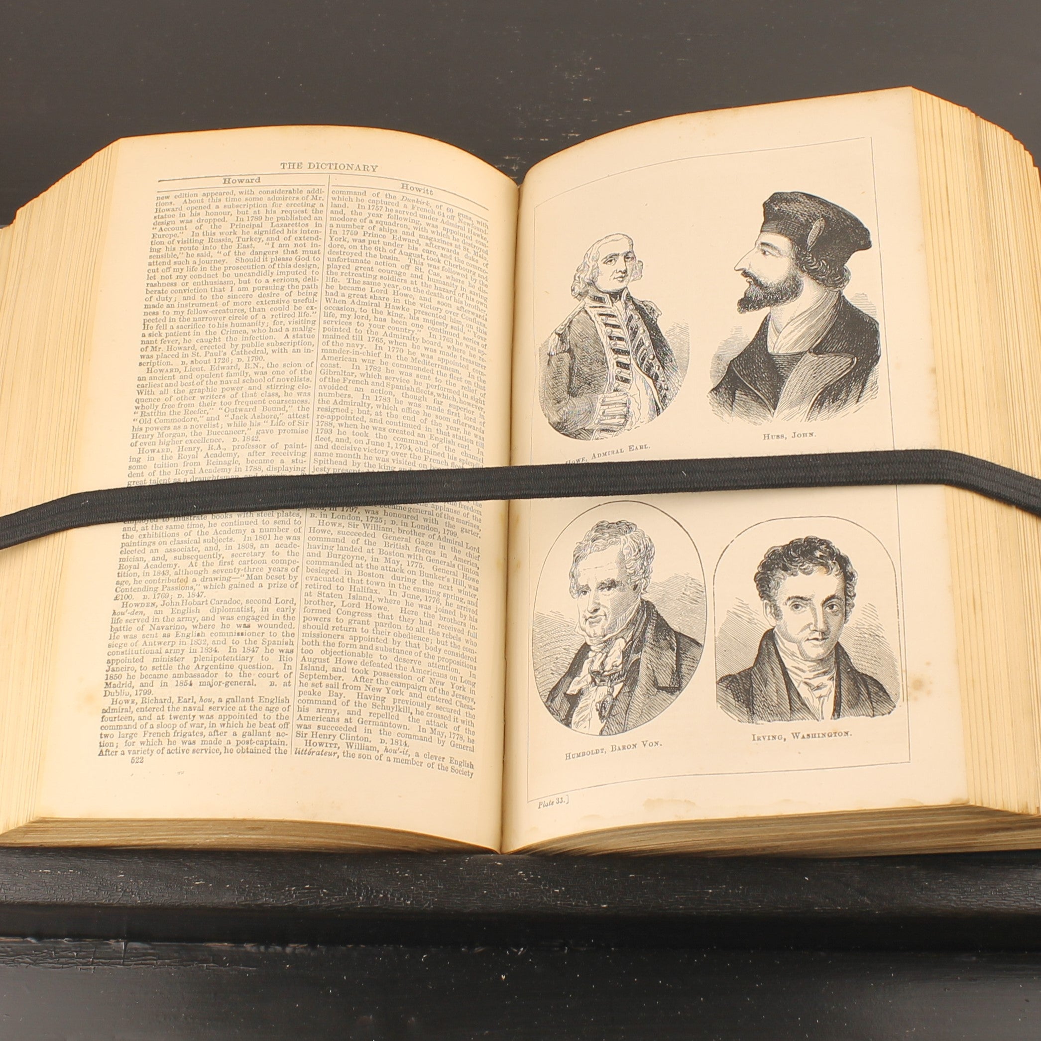 Beeton’s Dictionary of Universal Biography 1870 – Victoriaanse Encyclopedie met Gravures – Ward Lock London