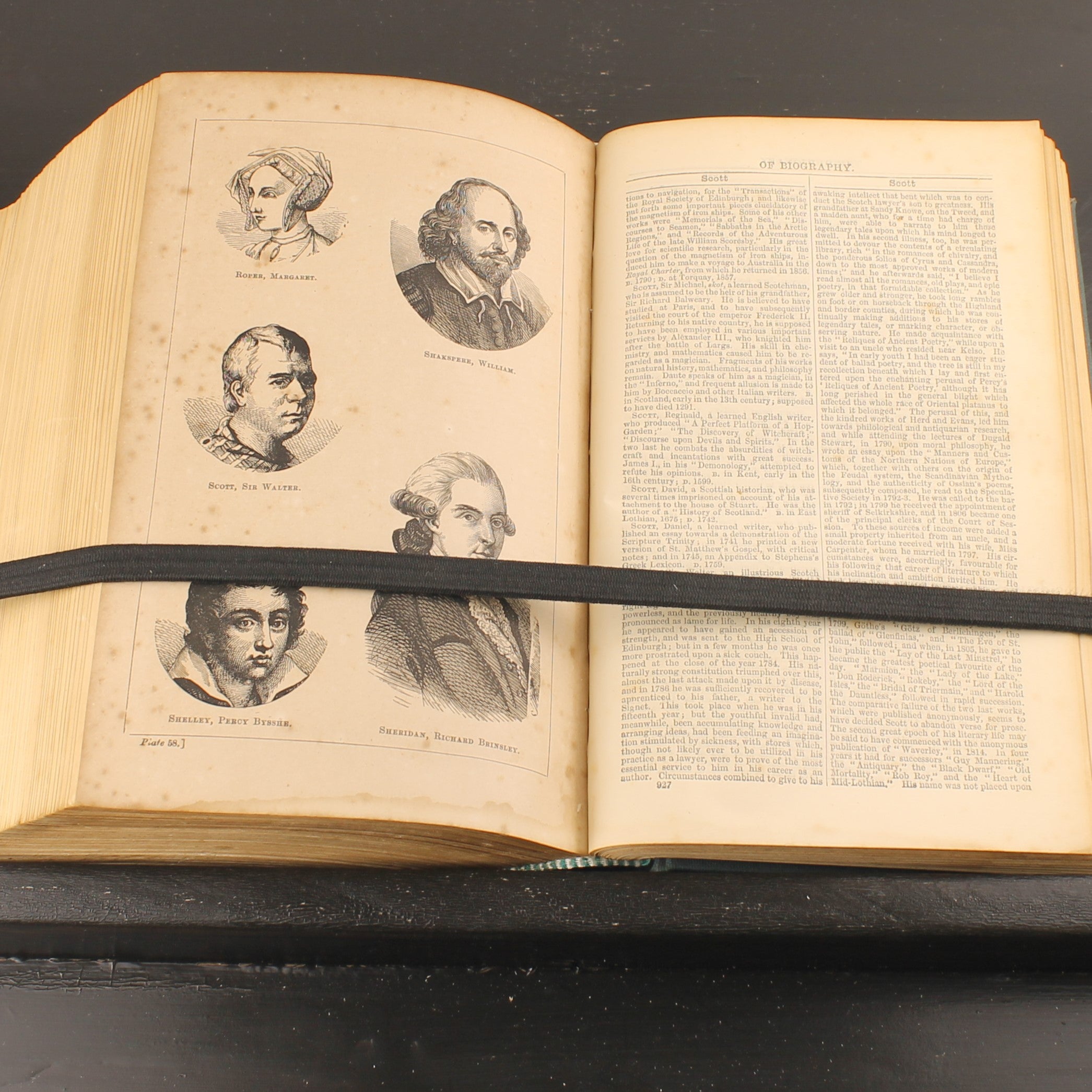 Beeton’s Dictionary of Universal Biography 1870 – Victoriaanse Encyclopedie met Gravures – Ward Lock London