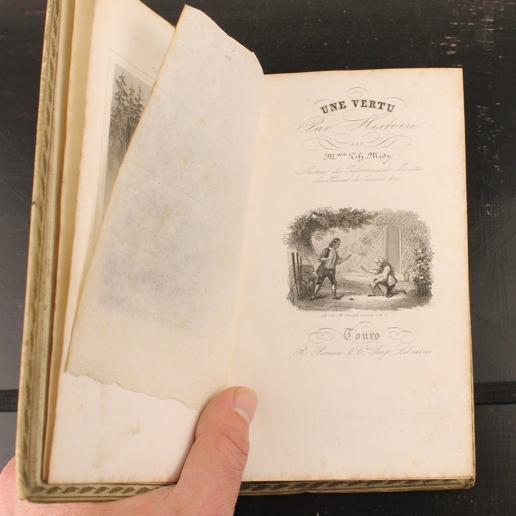 Une Vertu par Histoire - Rosine de La Salle Midy - Ad. Mame et Cie, Tours 1848