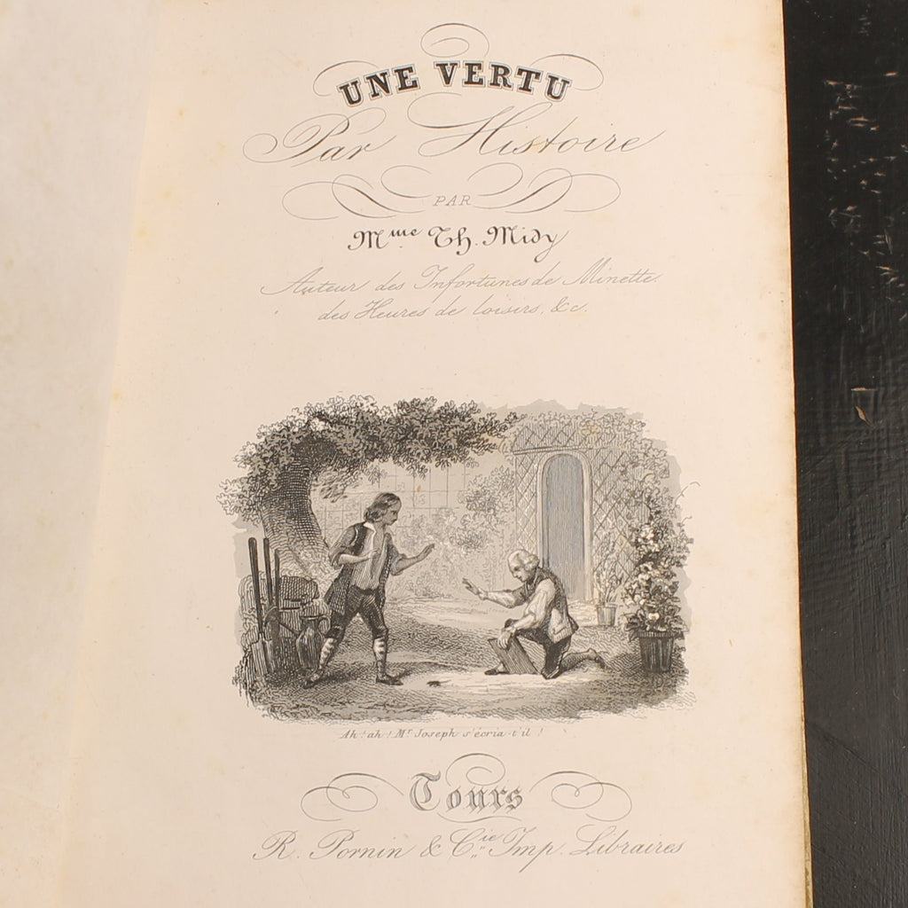 Une Vertu par Histoire - Rosine de La Salle Midy - Ad. Mame et Cie, Tours 1848