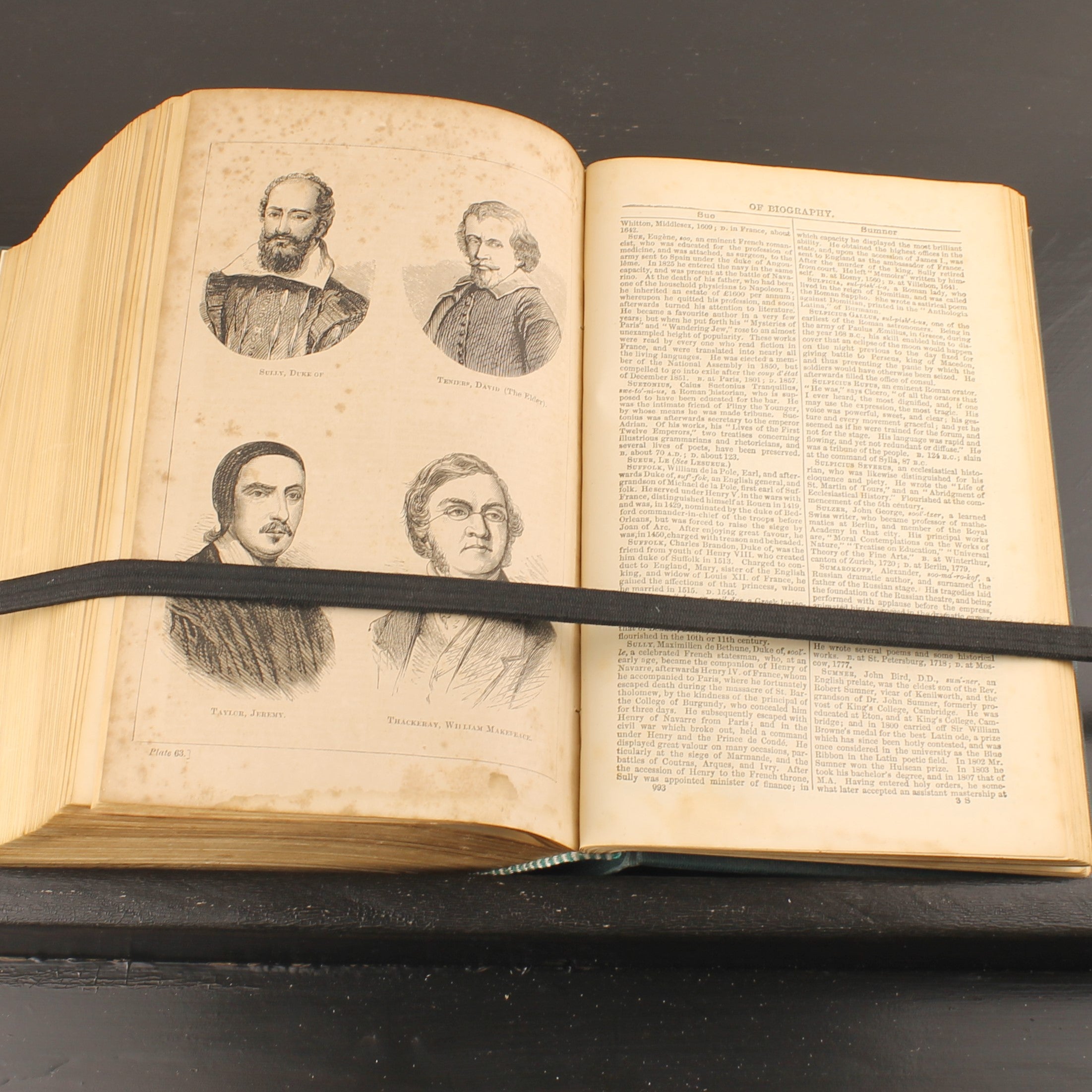 Beeton’s Dictionary of Universal Biography 1870 – Victoriaanse Encyclopedie met Gravures – Ward Lock London