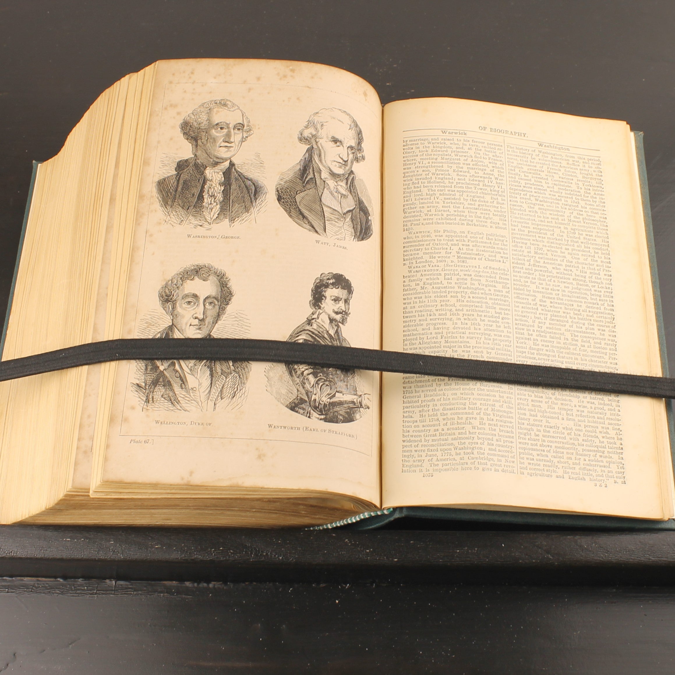 Beeton’s Dictionary of Universal Biography 1870 – Victoriaanse Encyclopedie met Gravures – Ward Lock London