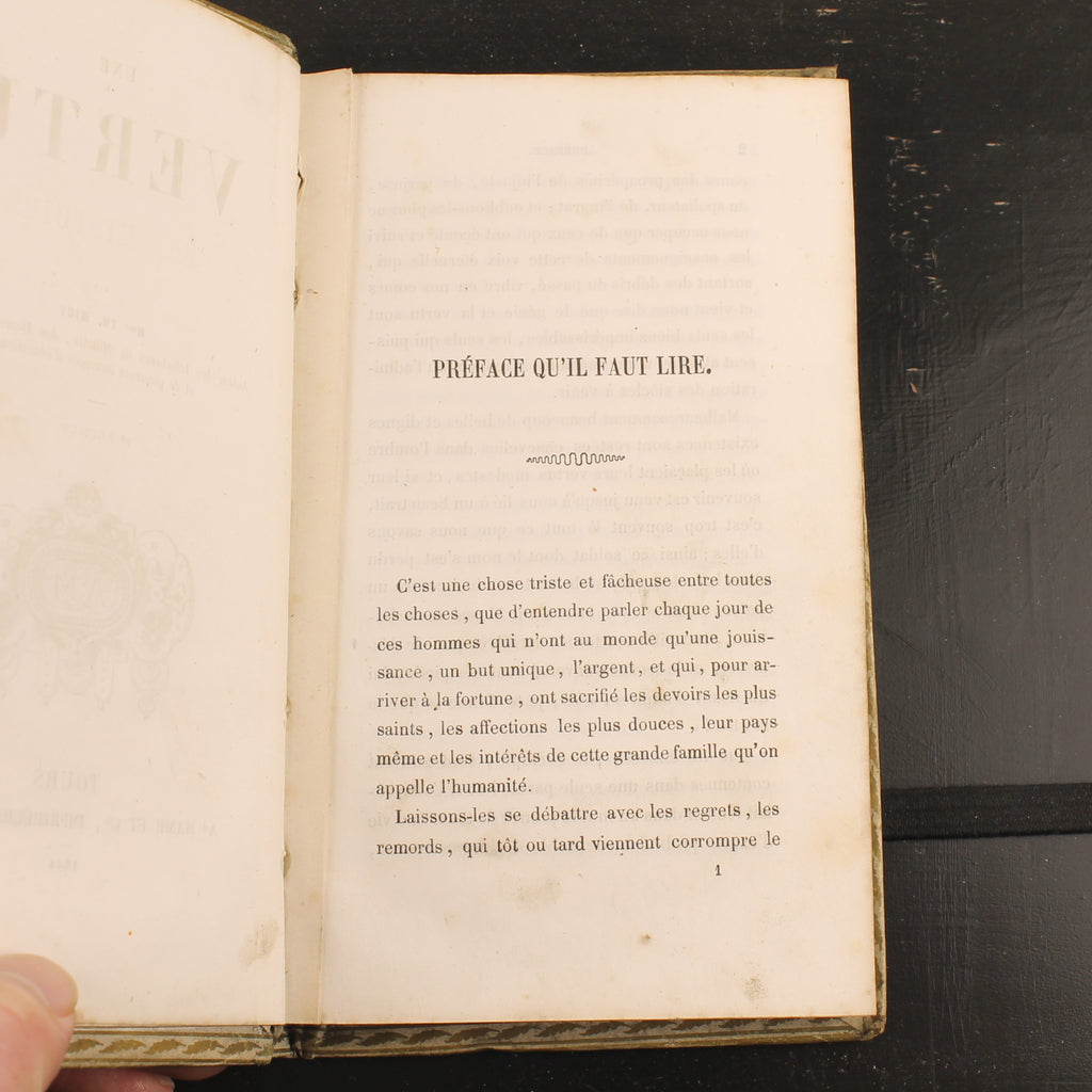 Une Vertu par Histoire - Rosine de La Salle Midy - Ad. Mame et Cie, Tours 1848