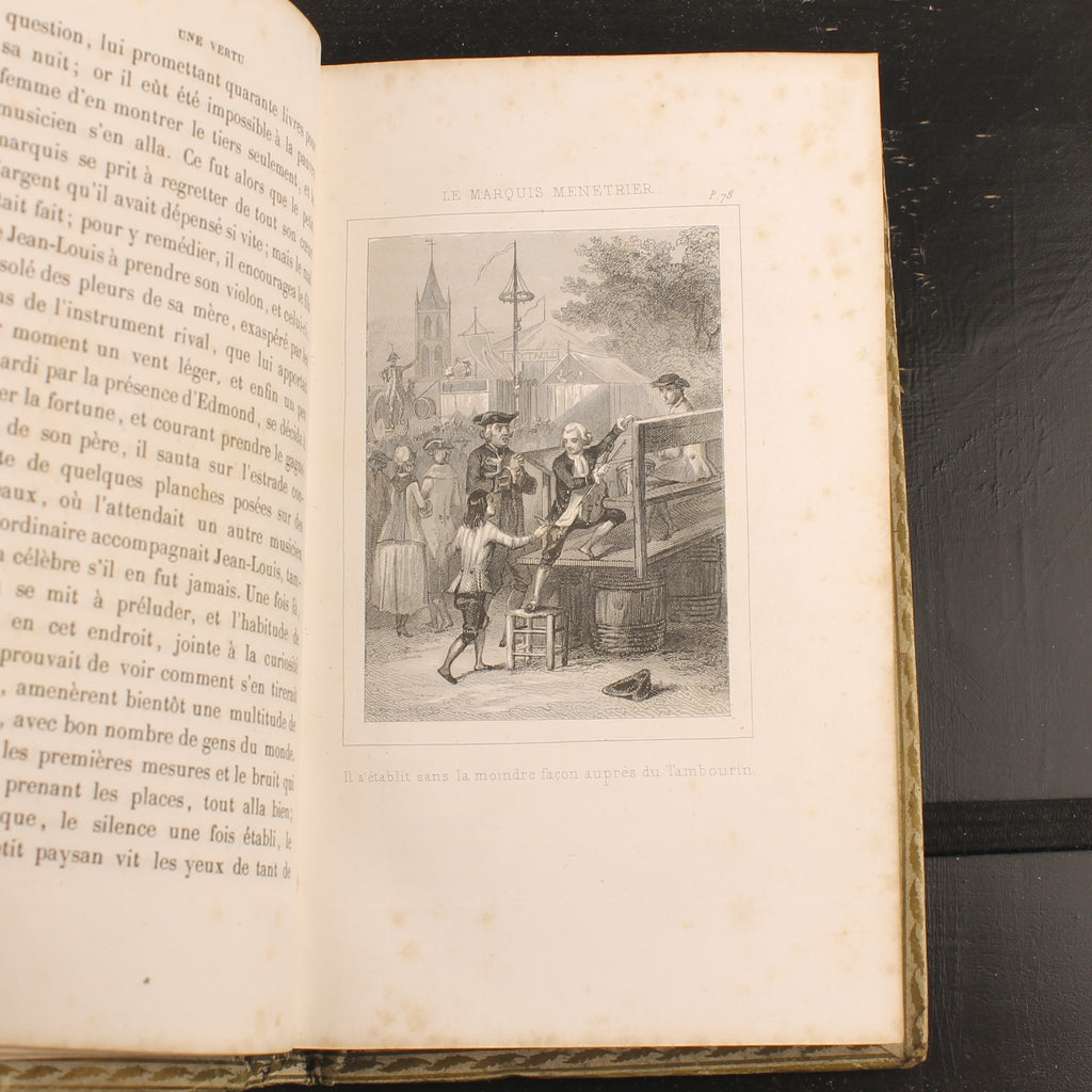 Une Vertu par Histoire - Rosine de La Salle Midy - Ad. Mame et Cie, Tours 1848