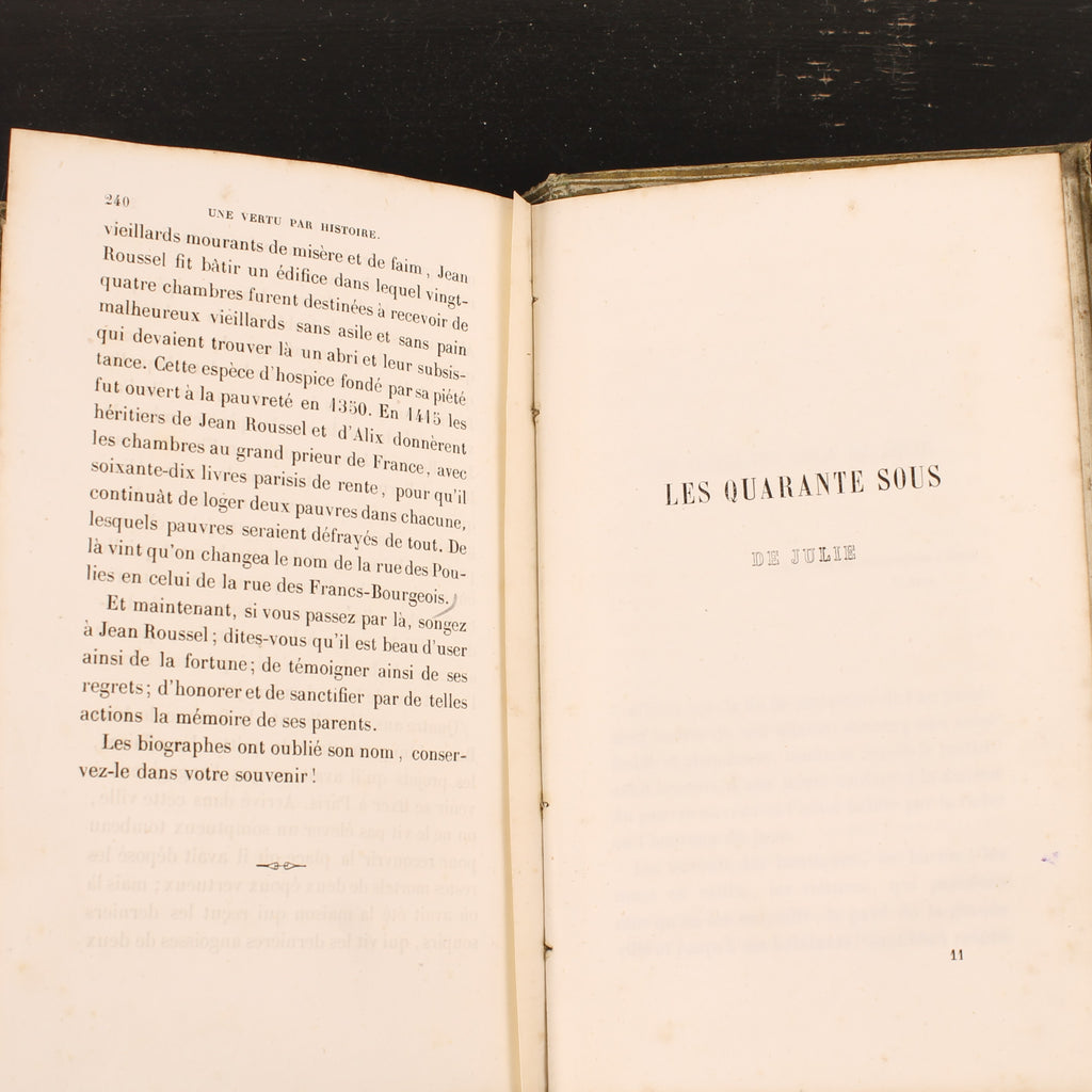 Une Vertu par Histoire - Rosine de La Salle Midy - Ad. Mame et Cie, Tours 1848