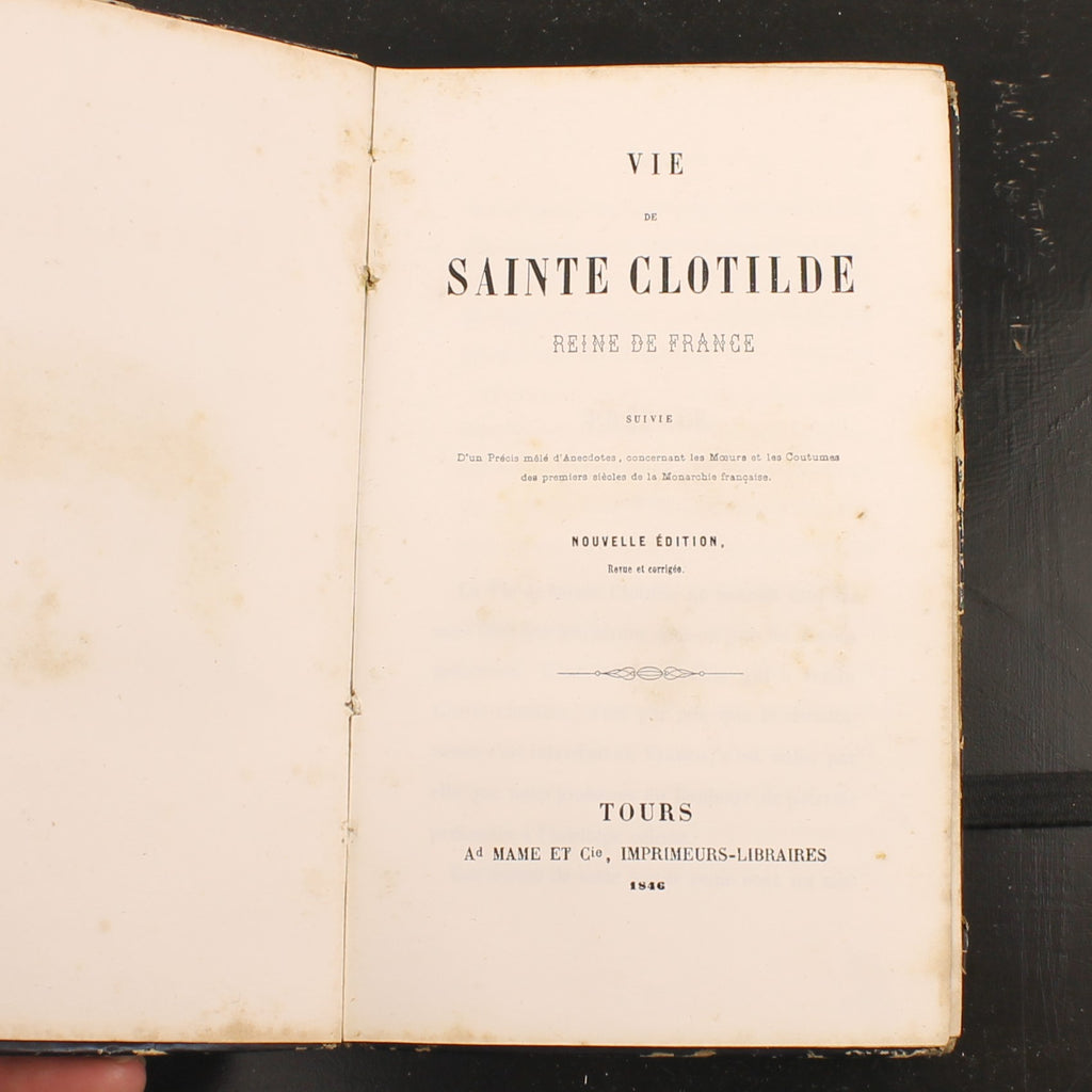 Vie de Sainte Clotilde - Sophie de Renneville - Ad. Mame et Cie, Tours 1846