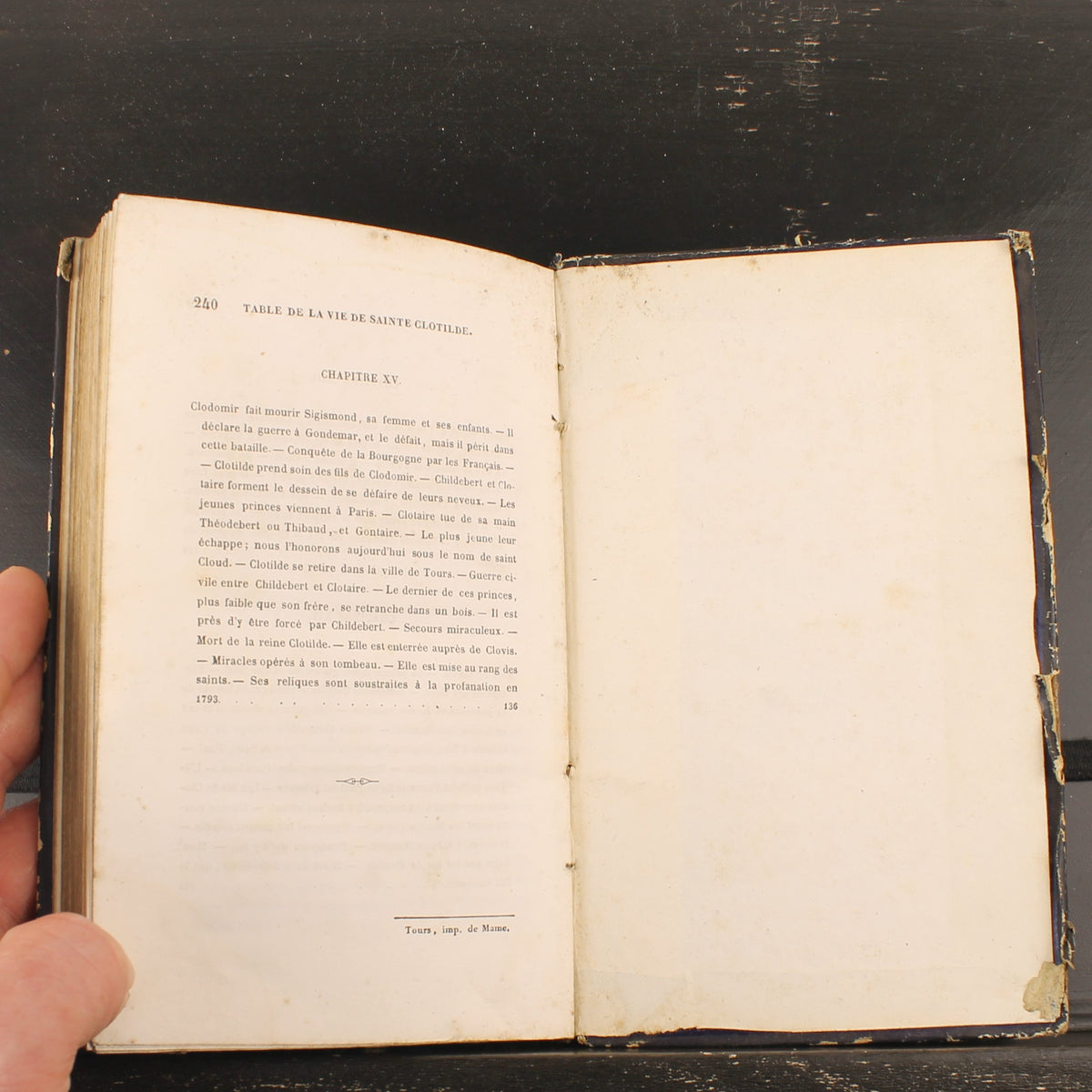 Vie de Sainte Clotilde - Sophie de Renneville - Ad. Mame et Cie, Tours 1846