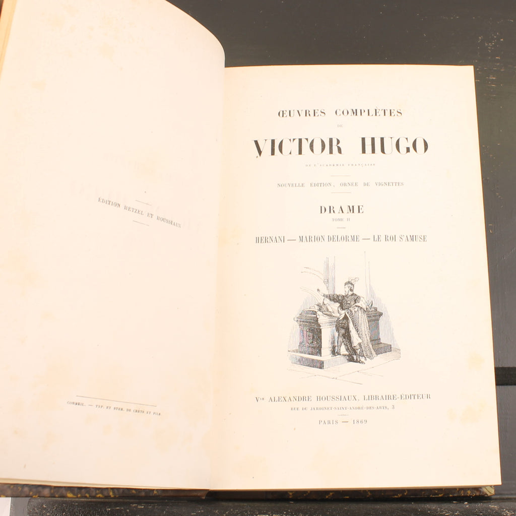 Victor Hugo - Œuvres Complètes: Drame I & II - 1869 - 10 gravures