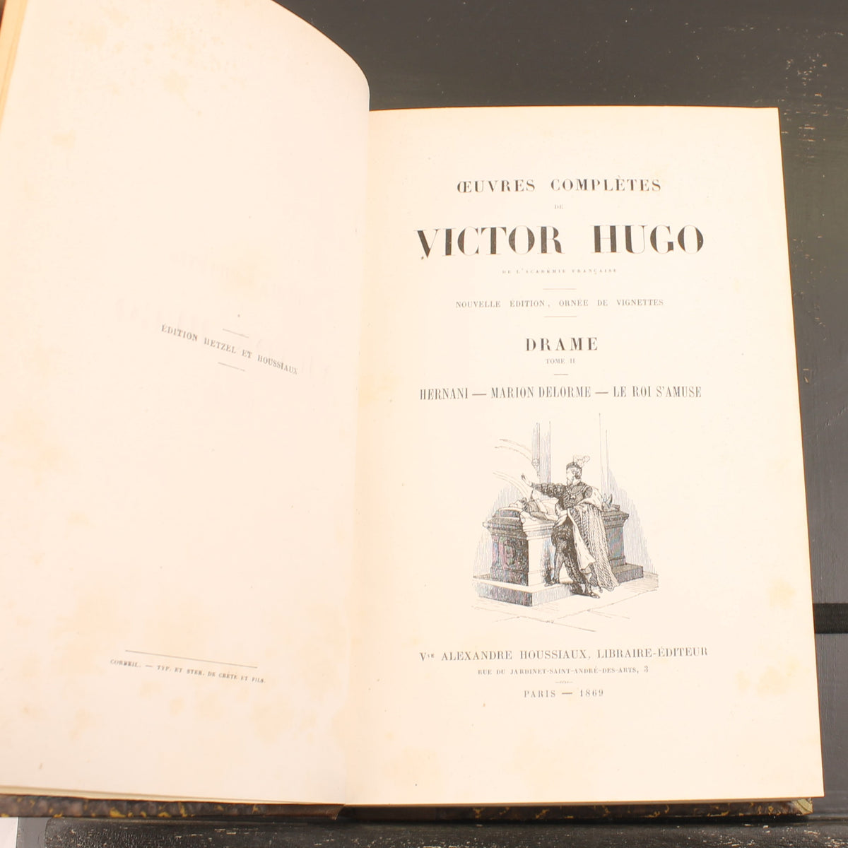 Victor Hugo - Œuvres Complètes: Drame I & II - 1869 - 10 gravures