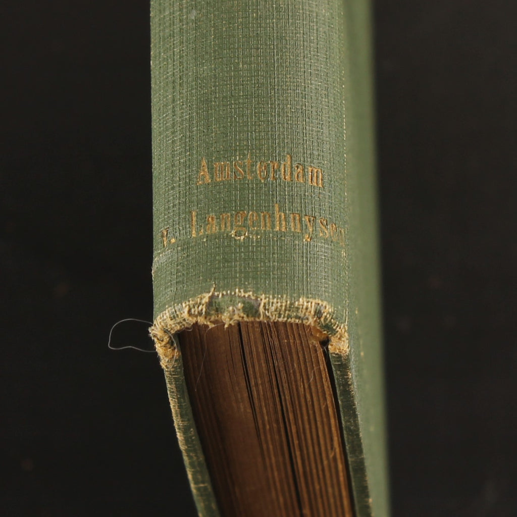 Livre ancien 1886 – Joost van den Vondel – Baumgartner – Avec dessins au crayon signés – Amsterdam