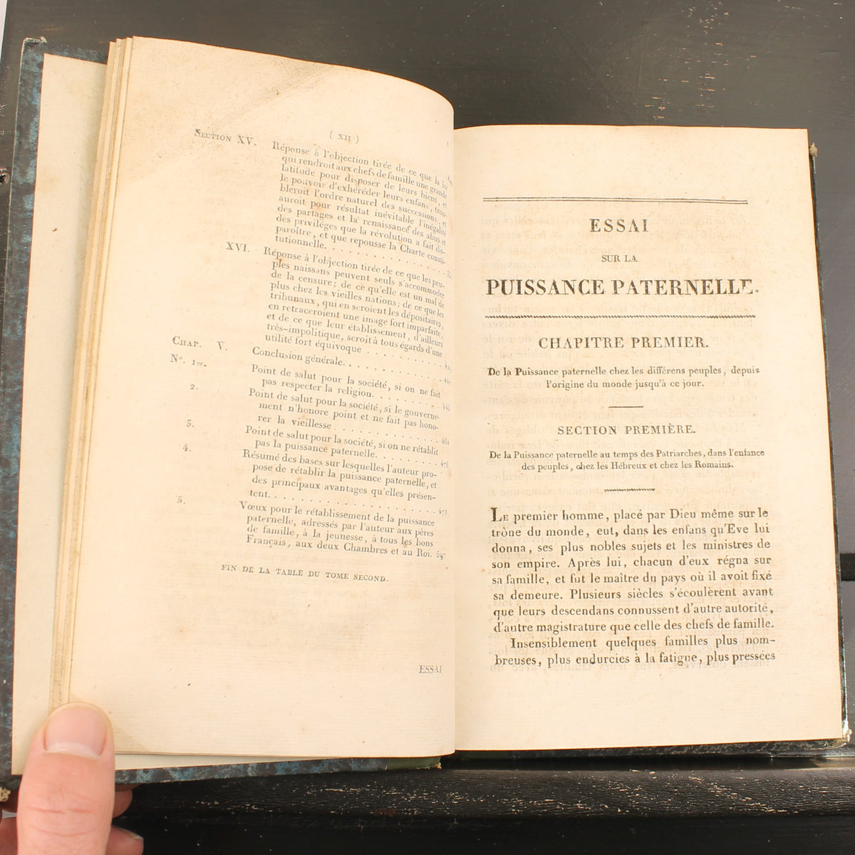 Ensaio sobre o Poder Paternal | Chrestien de Poly | Conjunto Completo de 2 Partes 1820