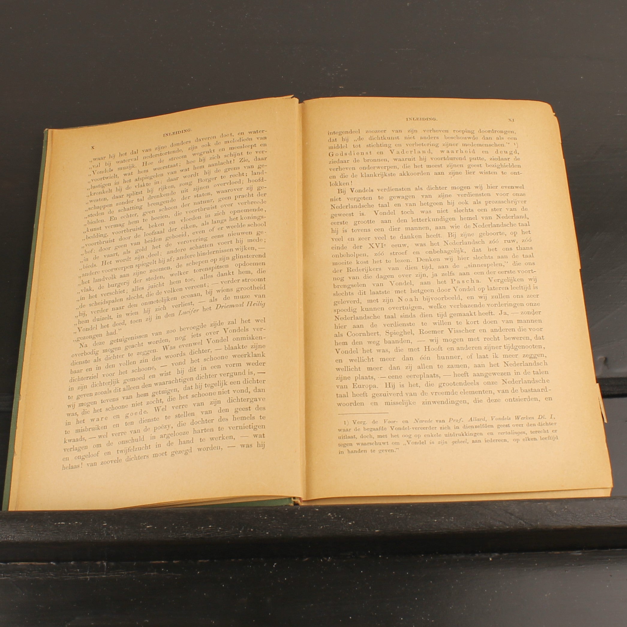 Livre ancien 1886 – Joost van den Vondel – Baumgartner – Avec dessins au crayon signés – Amsterdam