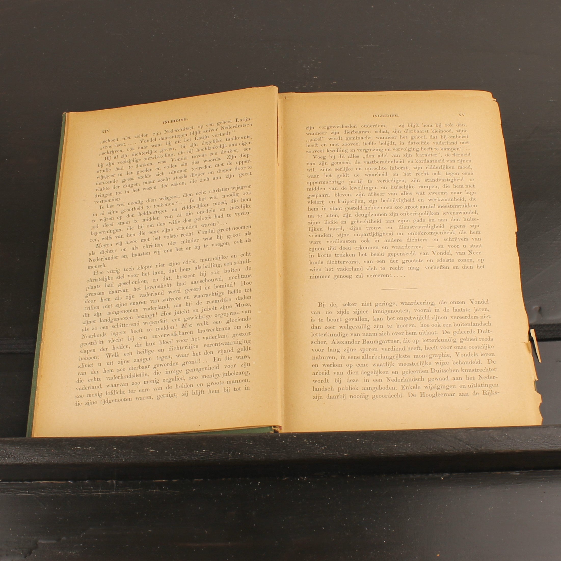 Livre ancien 1886 – Joost van den Vondel – Baumgartner – Avec dessins au crayon signés – Amsterdam