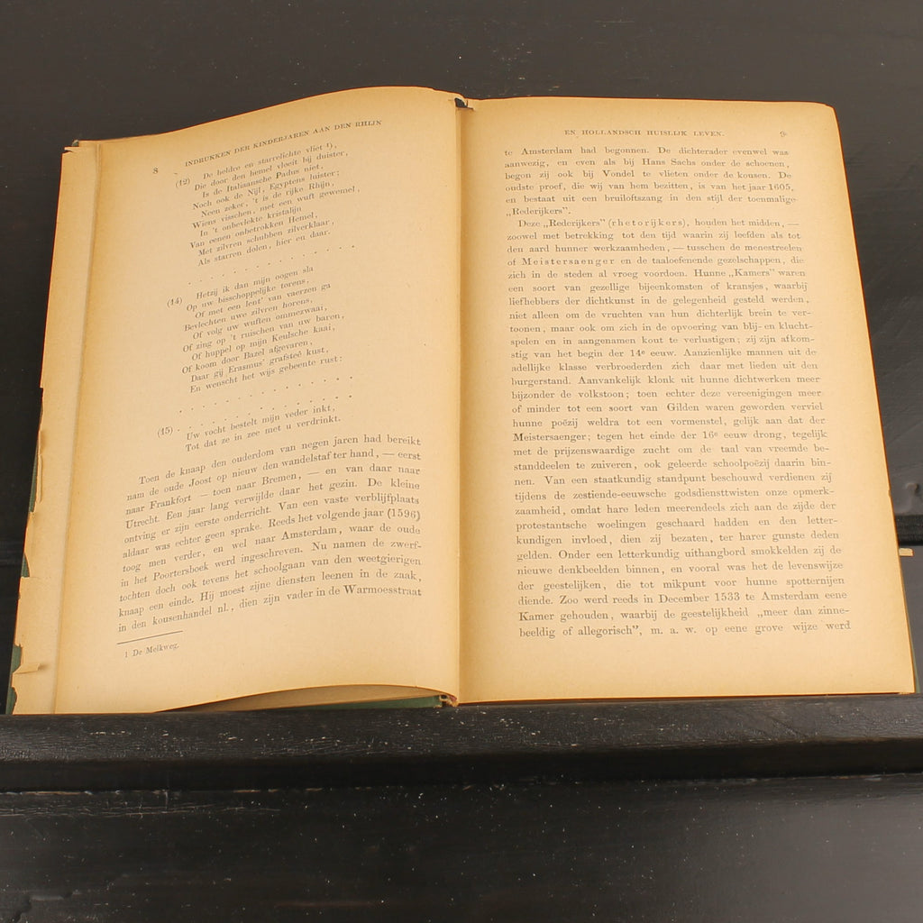 Livre ancien 1886 – Joost van den Vondel – Baumgartner – Avec dessins au crayon signés – Amsterdam