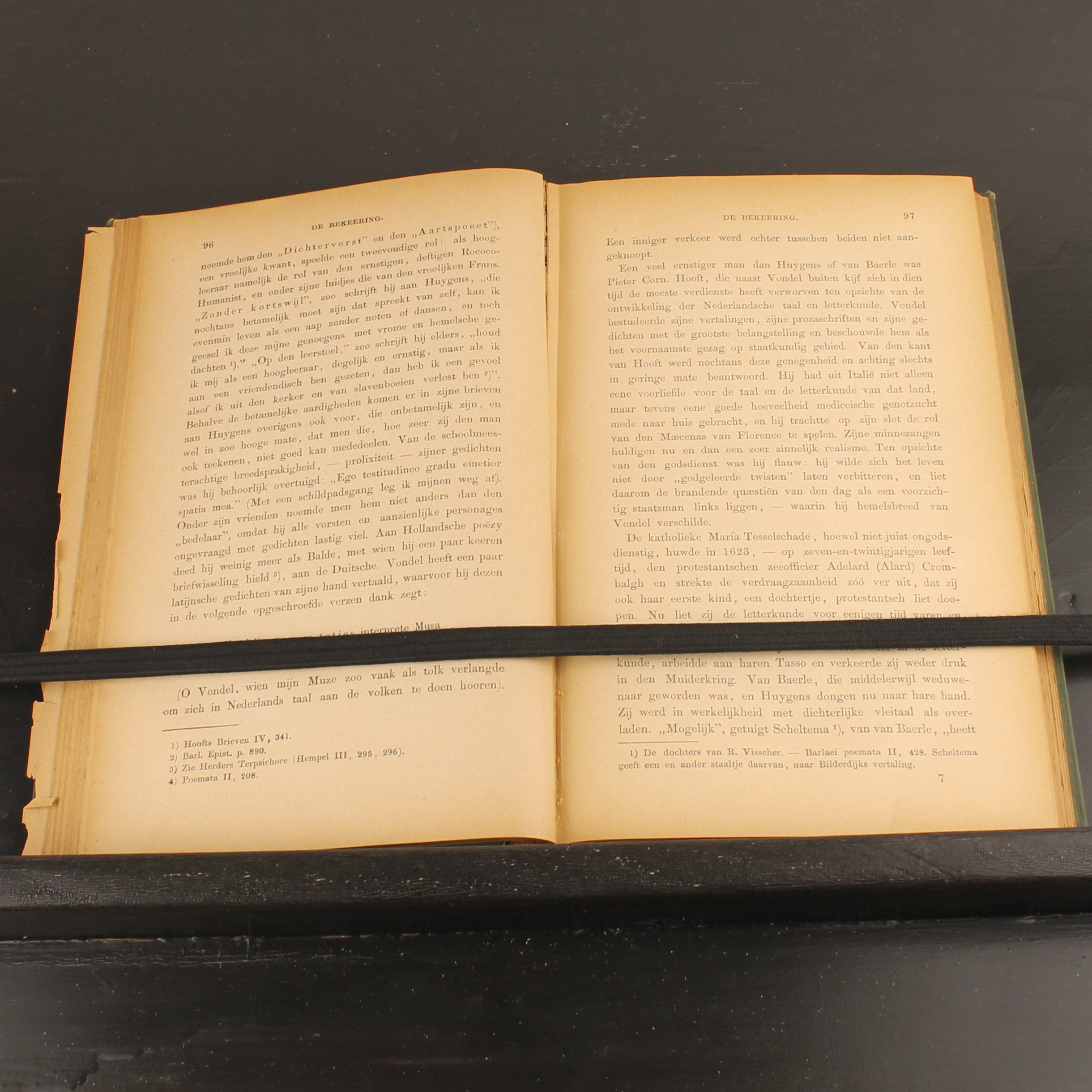 Livre ancien 1886 – Joost van den Vondel – Baumgartner – Avec dessins au crayon signés – Amsterdam