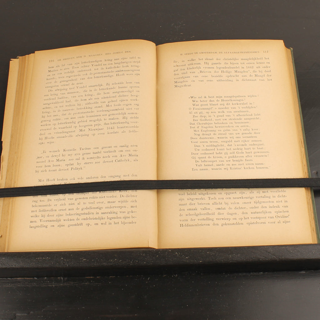 Livre ancien 1886 – Joost van den Vondel – Baumgartner – Avec dessins au crayon signés – Amsterdam