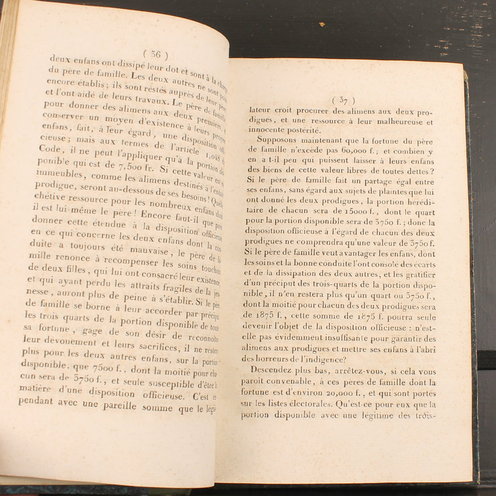 Ensaio sobre o Poder Paternal | Chrestien de Poly | Conjunto Completo de 2 Partes 1820
