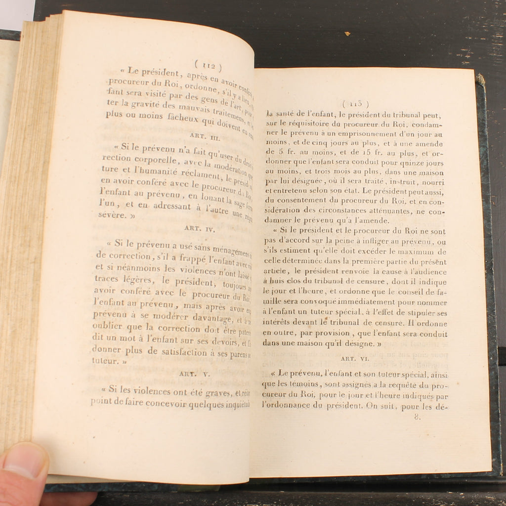 Ensaio sobre o Poder Paternal | Chrestien de Poly | Conjunto Completo de 2 Partes 1820