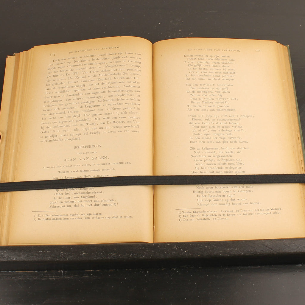 Livre ancien 1886 – Joost van den Vondel – Baumgartner – Avec dessins au crayon signés – Amsterdam