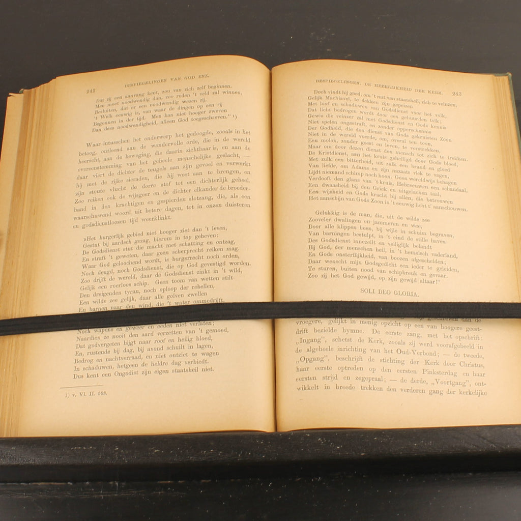 Livre ancien 1886 – Joost van den Vondel – Baumgartner – Avec dessins au crayon signés – Amsterdam