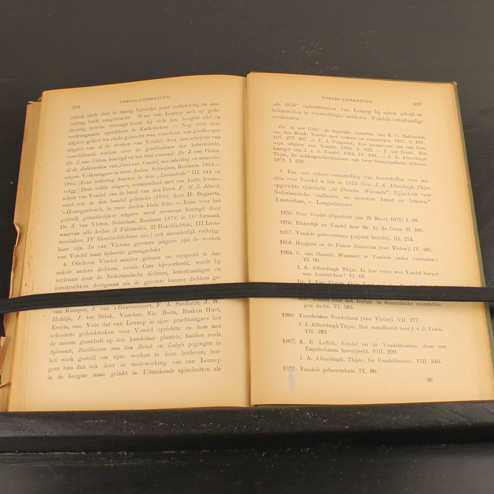 Livre ancien 1886 – Joost van den Vondel – Baumgartner – Avec dessins au crayon signés – Amsterdam