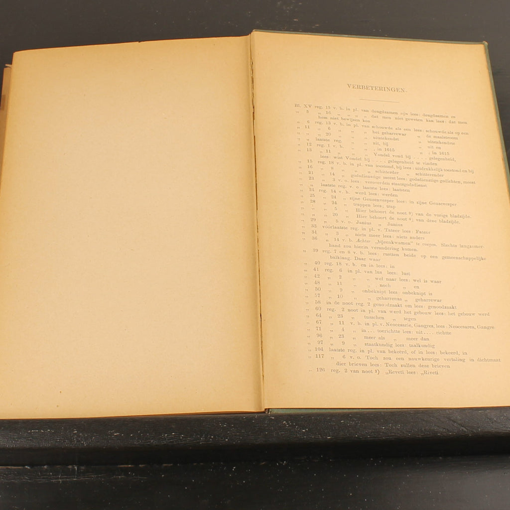 Livre ancien 1886 – Joost van den Vondel – Baumgartner – Avec dessins au crayon signés – Amsterdam