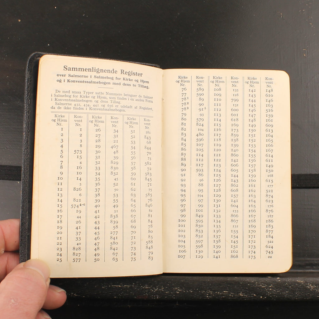 Salmebog for Kirke og Hjem - Dänisches Psalter und Kirchenbuch - Kopenhagen 1938