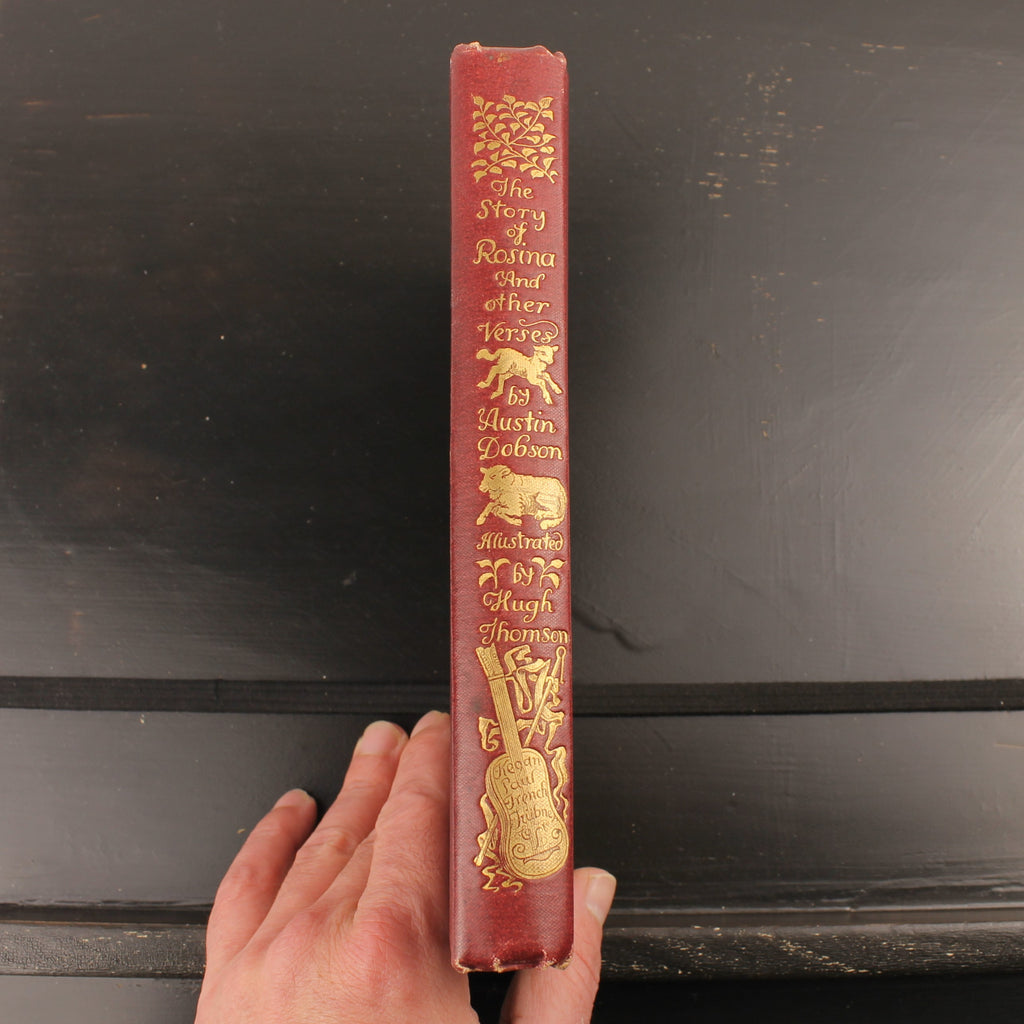 The Story of Rosina and Other Verses - Austin Dobson - Hugh Thomson - Primera Edición 1895