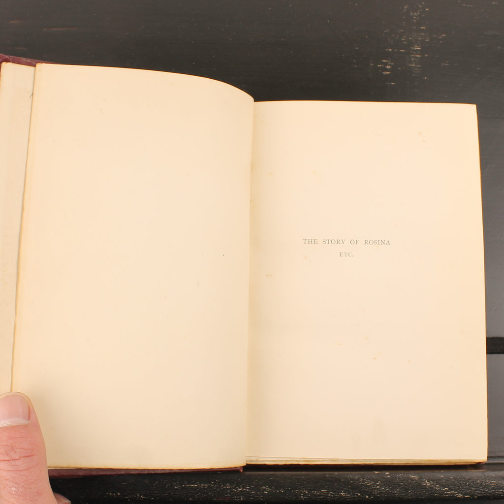 The Story of Rosina and Other Verses - Austin Dobson - Hugh Thomson - Primera Edición 1895