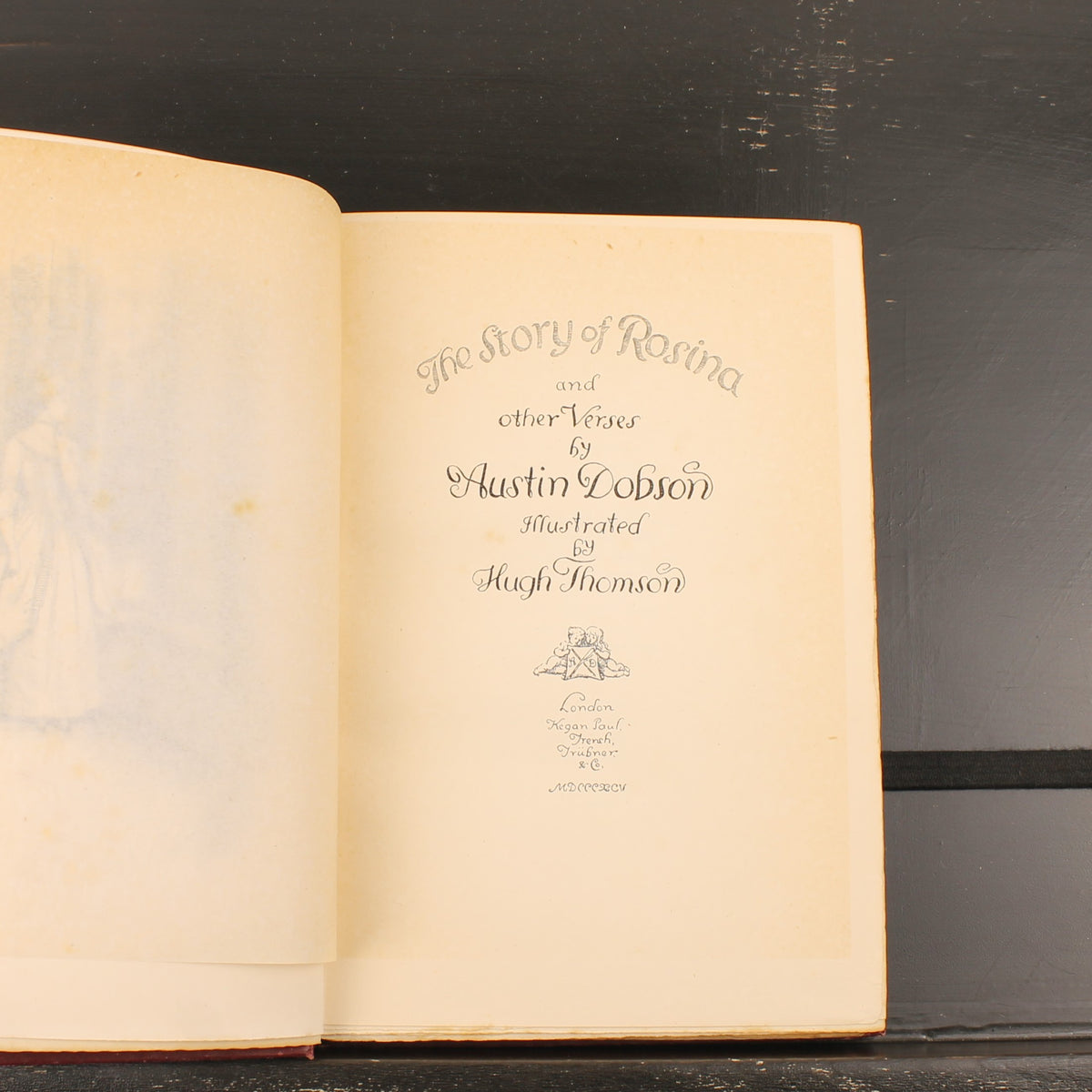 The Story of Rosina and Other Verses - Austin Dobson - Hugh Thomson - Eerste Editie 1895