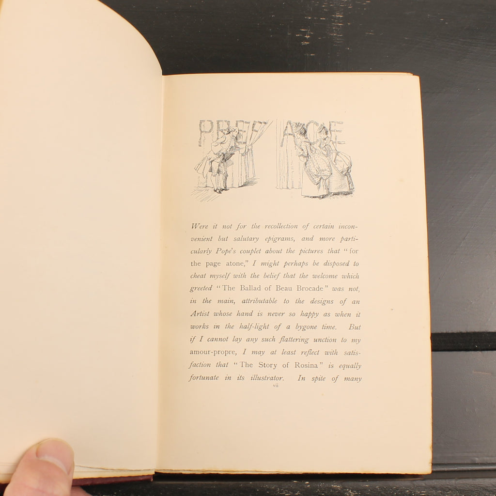 The Story of Rosina and Other Verses - Austin Dobson - Hugh Thomson - Primera Edición 1895