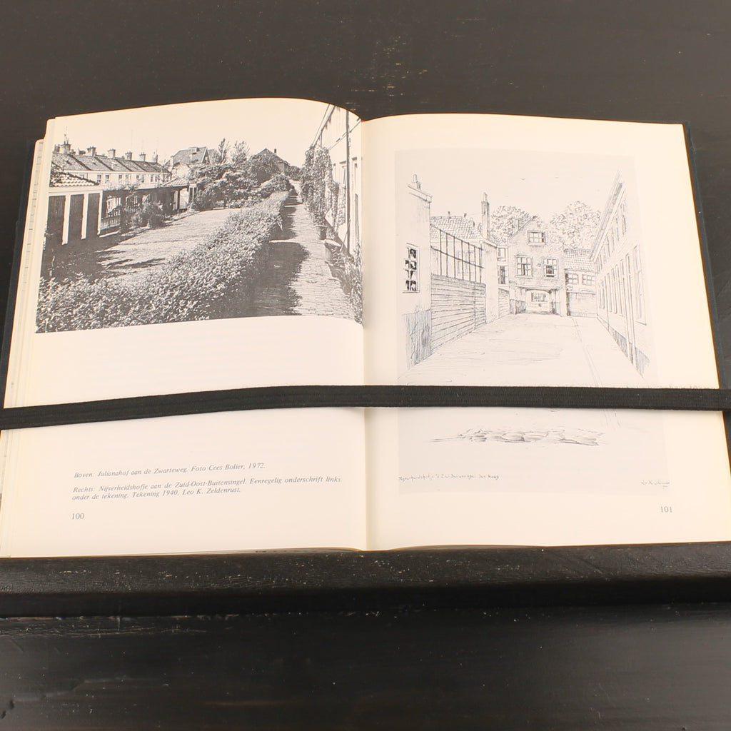 Oude Haagse Hofjes en Godshuizen (1975) – Johan Schwencke – Europese Bibliotheek – Vintage Linnen Band