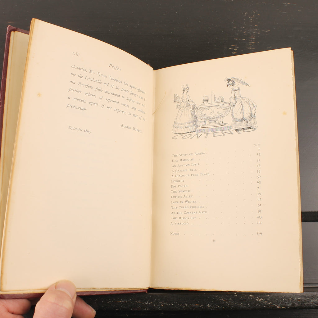 The Story of Rosina and Other Verses - Austin Dobson - Hugh Thomson - Primera Edición 1895