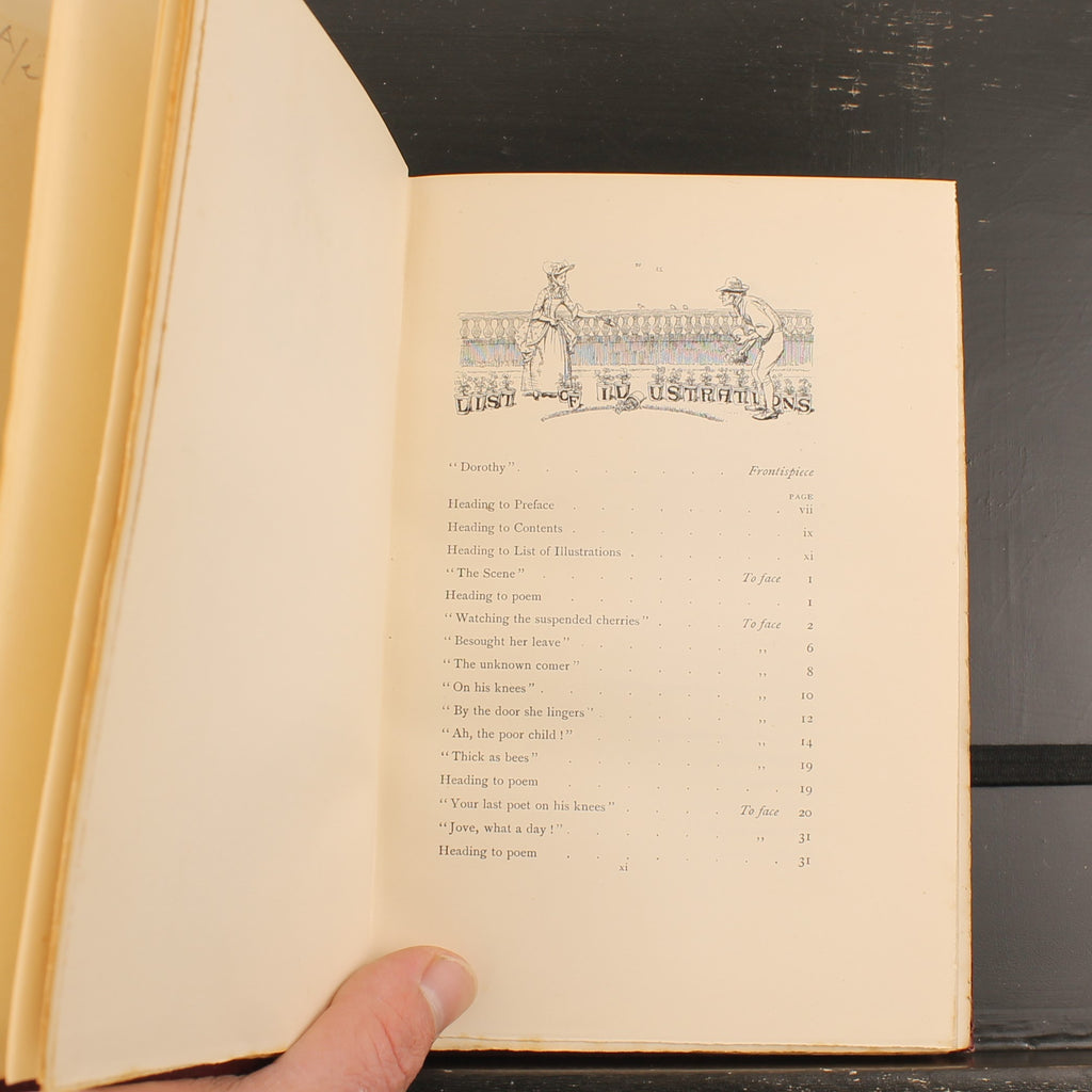 The Story of Rosina and Other Verses - Austin Dobson - Hugh Thomson - Primera Edición 1895
