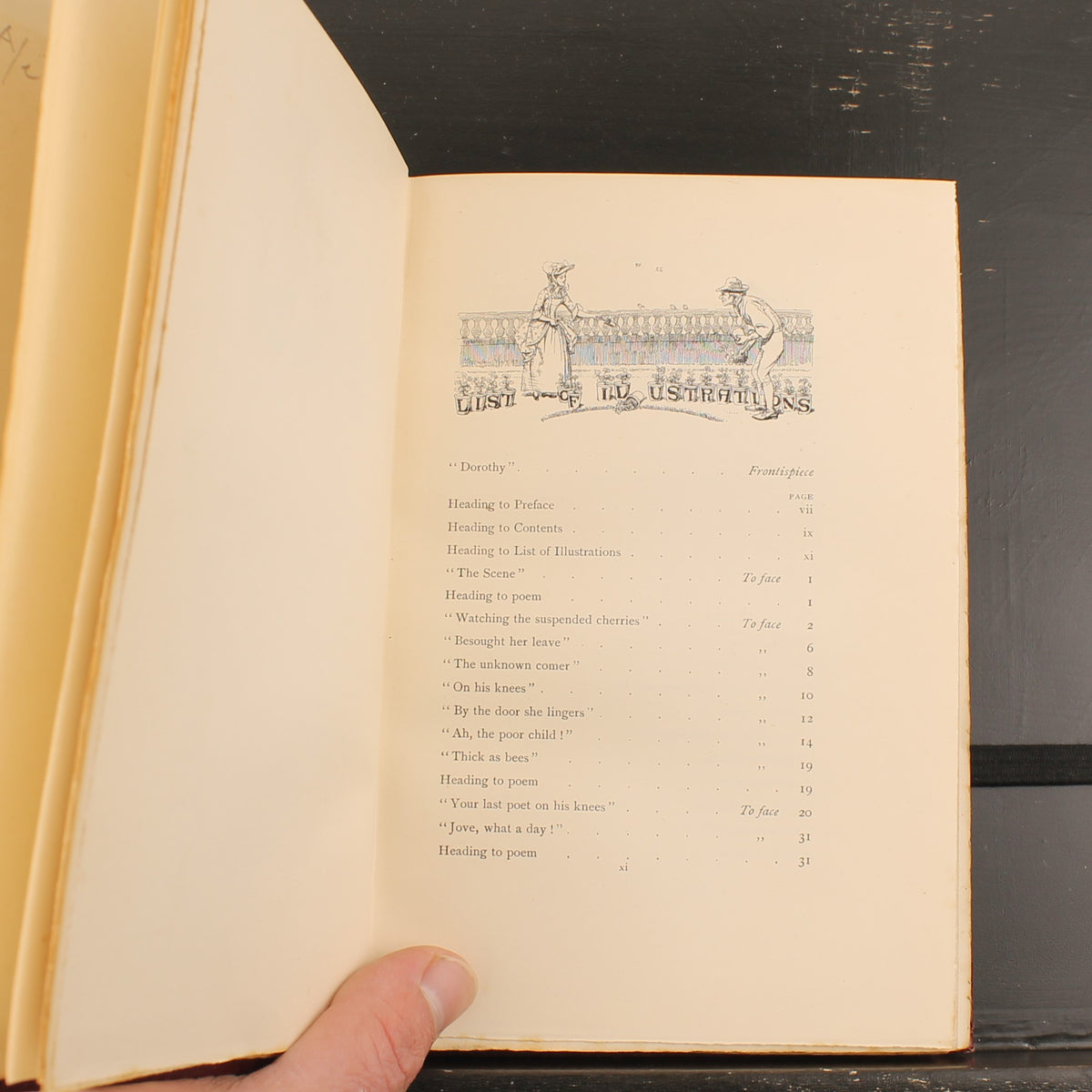 The Story of Rosina and Other Verses - Austin Dobson - Hugh Thomson - Primera Edición 1895