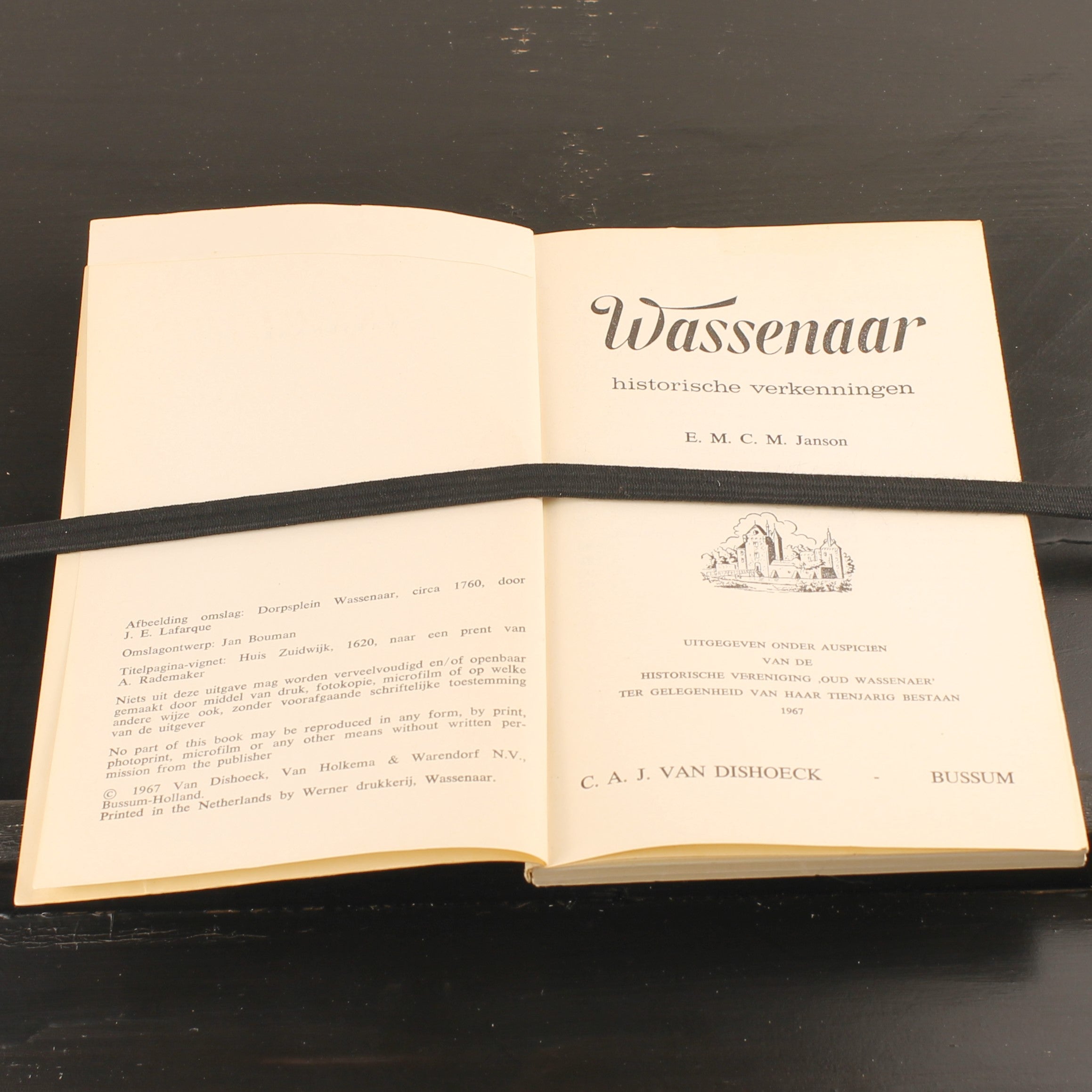 Wassenaar – Historische Verkenningen (1967) – E.M.C.M. Janson – Vintage Streekhistorie