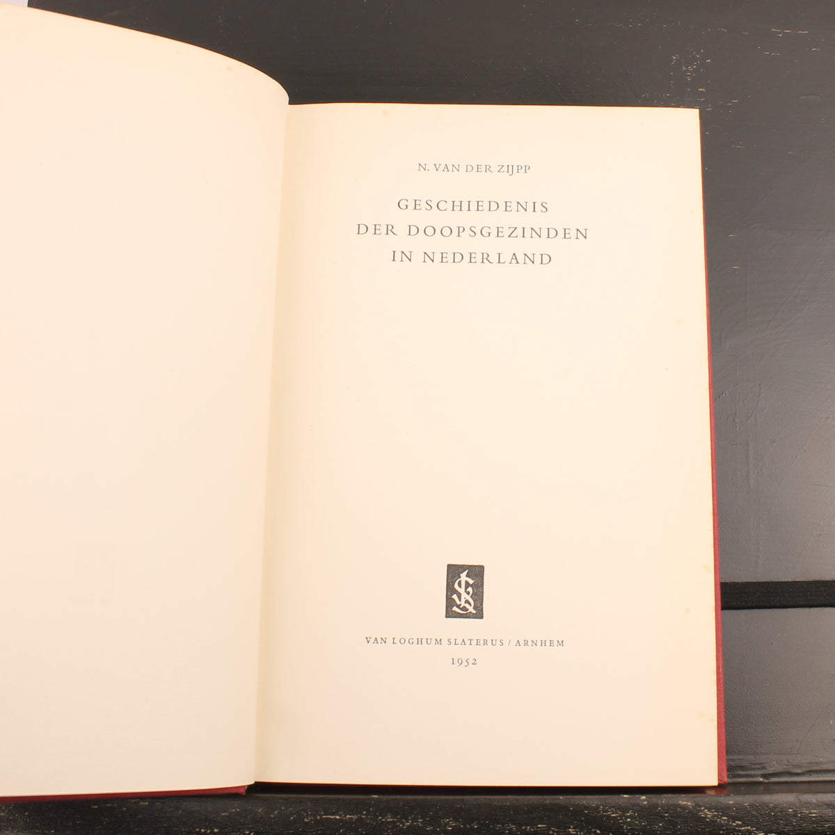 Geschiedenis der Doopsgezinden in Nederland - N. van der Zijpp - Oorspronkelijke Editie 1952